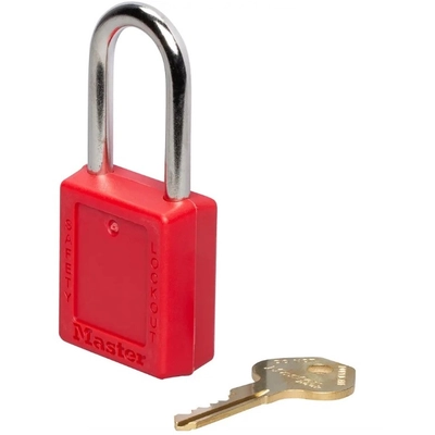 MASTER LOCK - 410DRED - Thermoplastic Safety Padlock pa2