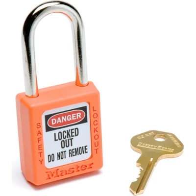 MASTER LOCK - 410ORJ - Thermoplastic Safety Padlock pa1