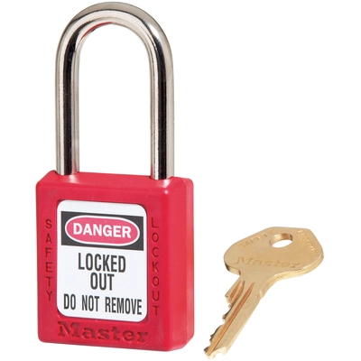 MASTER LOCK - 410RED - Thermoplastic Safety Padlock pa3