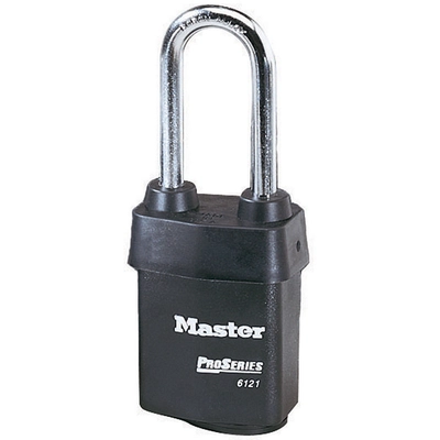 MASTER LOCK - 6121KALJ - Laminated Steel Rekeyable Pin Tumbler Padlock with 2-1/2in Shackle pa1