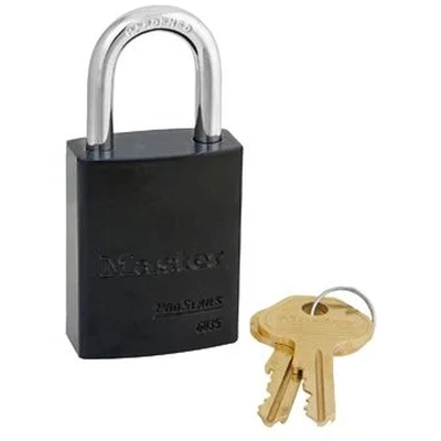 MASTER LOCK - 6835BLK - Aluminum Safety Padlock pa1