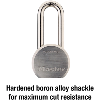 MASTER LOCK - 930DLHPF - Wide Solid Steel Body Padlock with 2in Shackle pa2