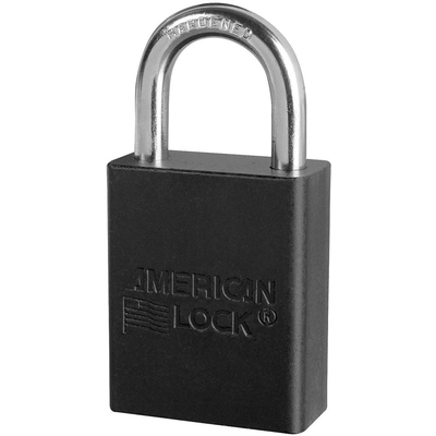 MASTER LOCK - A1105KABLK - Black Anodized Aluminum Safety Padlock pa1