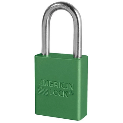 MASTER LOCK - A1106GRN - Green Anodized Aluminum Safety Padlock pa1