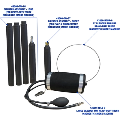 MASTERCOOL - 43060-HD - Truck Diagnostic Smoke Machine pa2