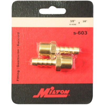MILTON - S-603 - 3/8" MNPT 3/8" ID Hose End Fitting pa2