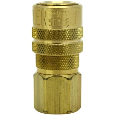 MILTON - S-718 - 3/8" NPT Female M-Style Brass Air Coupler pa1