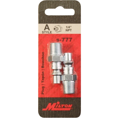 MILTON - S-777 - 1/4" NPT Plug pa2