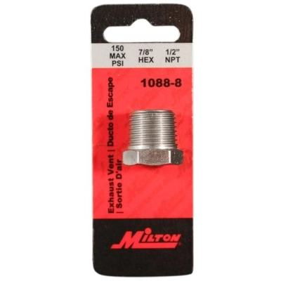 MILTON INDUSTRIES INC - 1088-8 - 1/2" NPT Breather Vent pa2