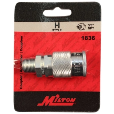 MILTON INDUSTRIES INC - 1836 - 3/8" MNPT H-Style Coupler pa2