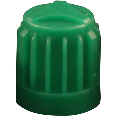 MILTON INDUSTRIES INC - 438 - TR VC8 Green Plastic Dome Cap pa1