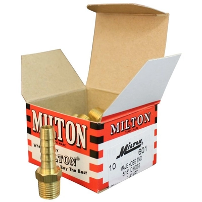 MILTON INDUSTRIES INC - 601 - 1/4" MNPT 5/16" ID Hose End Fitting pa2