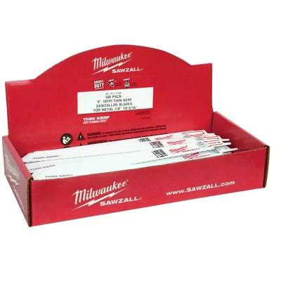 MILWAUKEE - 48017187 - Reciprocating Saw Blades (Pack of 100) pa1
