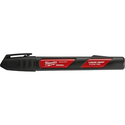 MILWAUKEE - 48-22-3731 - Black Liquid Paint Marker pa1