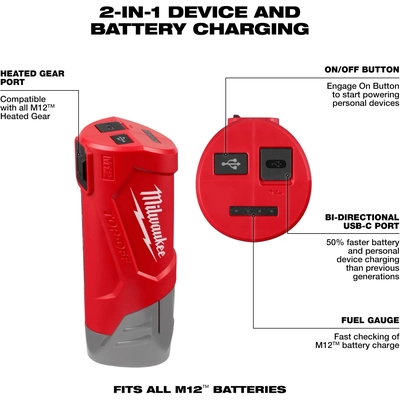 MILWAUKEE - 48-59-1211 - Power Supply and Charger pa2
