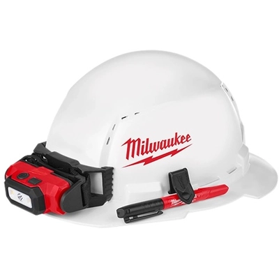 MILWAUKEE - 48-73-1010 - Full Brim Vented Hard Hat with Bolt pa2