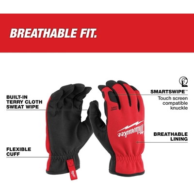 MILWAUKEE - 48-73-8512 - Lightweight Work Glove With Flexible Cuff pa2