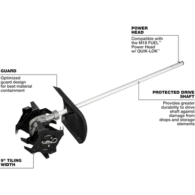 MILWAUKEE - 49162739 - Cultivator Attachment pa2
