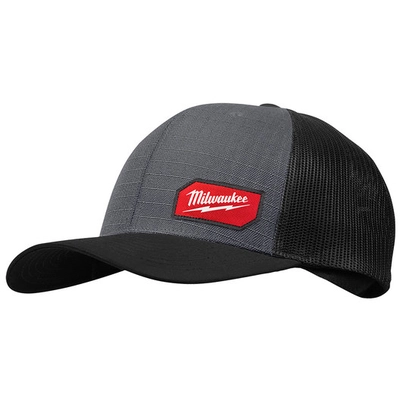 MILWAUKEE - 505G - Gray Adjustable Fit Trucker Hat pa1