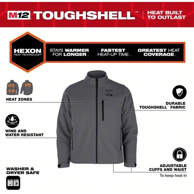 MILWAUKEE - M100G-21XL - Heated Jacket pa4