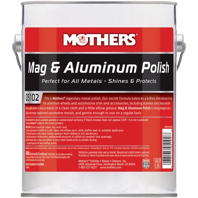 MOTHERS - 05102 - Mag & Aluminum Polish 1 Gallon pa1