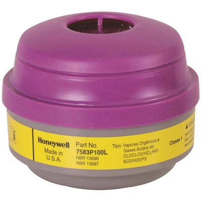 NORTH SAFETY - 7583P100L - Organic Vapor and Acid Gas (OV/AG) Respirator Cartridge pa2