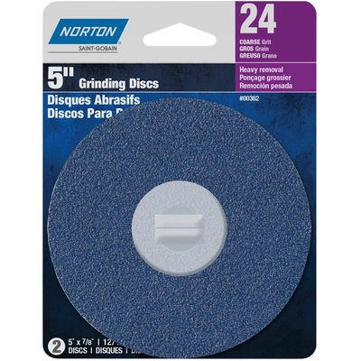 NORTON ABRASIVES - ST. GOBAIN BEAR TEX - 38594 - Bluefire Fiber Disc pa2