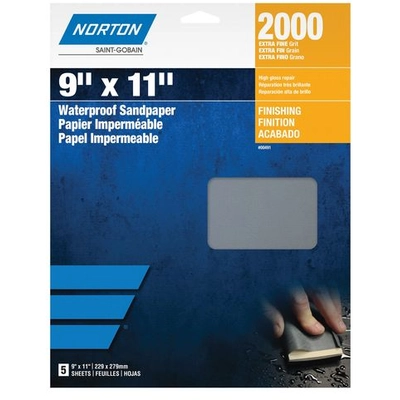 NORTON ABRASIVES - ST. GOBAIN BEAR TEX - 39380 - Sanding Sheet (Pack of 50) pa2