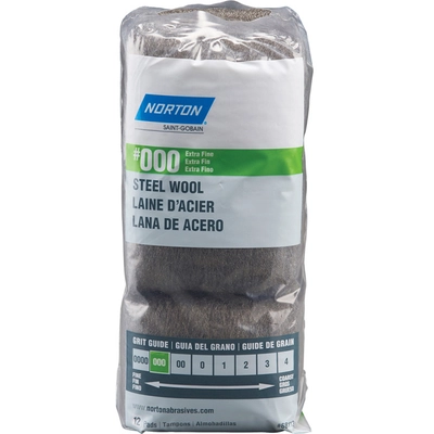 NORTON ABRASIVES - ST. GOBAIN BEAR TEX - 68113 - Steel Wool (Pack of 6) pa1