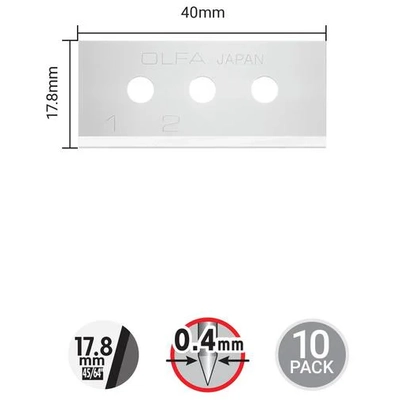 OLFA - 1096855 - SKB-10 SK-10 Four-Position Safety Blade pa3
