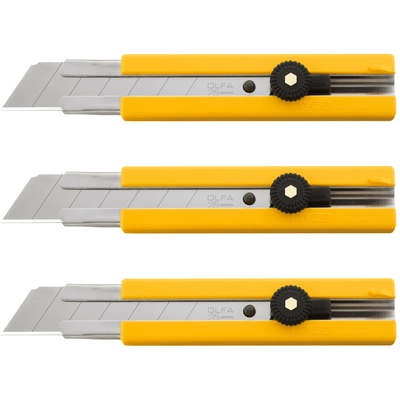 OLFA - 1150253 - Classic Extra Heavy-Duty Ratchet-Lock Utility Knife with Anti-Slip Grip pa2