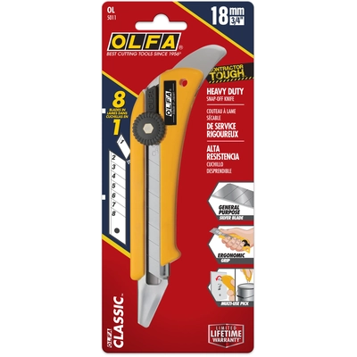 OLFA - 5011 - 18mm OL Extended Depth Utility Knife with Carpet Tuck Tool pa3