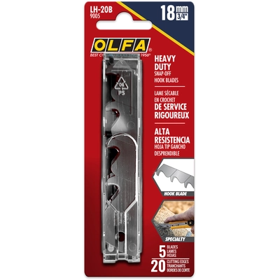OLFA - 9005 - 18mm LH-20B Hook Snap Blades pa2