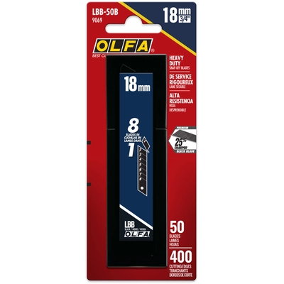 OLFA - 9069 - 18mm LBB Ultra-Sharp Black Snap Blade pa2