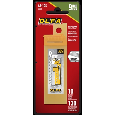 OLFA - 9282 - 9mm AB-S Stainless Steel Snap Blades pa2