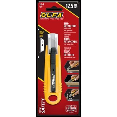 OLFA - SK-4 - Semi-Automatic Self-Retracting Safety Knife pa2