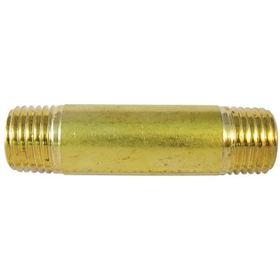 PAPCO - 009-435 - A= 1/4" B= 1-1/2" Long Nipple Brass pa1