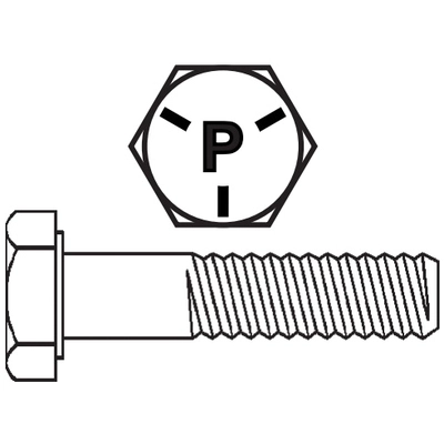 PAPCO - 075-543 - 7/16"-14 x 2-1/2" Hex Head Cap Screws pa2