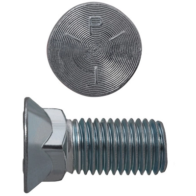 PAPCO - 133-675 - 5/8"-11 x 2" Flat #3 Head Plow Bolt pa1