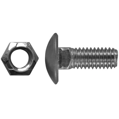 PAPCO - 245-165 - 3/8"x1" Round Head Bumper Bolts pa1