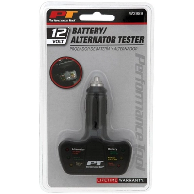 PERFORMANCE TOOL - W2989 - 12 V Battery Alternator Tester pa1