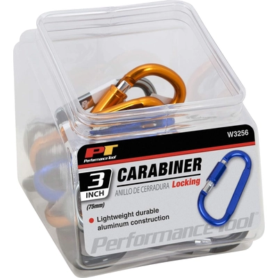 PERFORMANCE TOOL - W3256 - 3" Locking Carabiner pa2