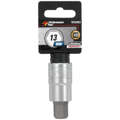 PERFORMANCE TOOL - W32983 - 1/2" Dr. 13mm Hex Bit Socket pa2