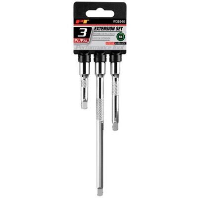 PERFORMANCE TOOL - W36940 - 3 pc. 1/4" Dr. Extension Set pa2
