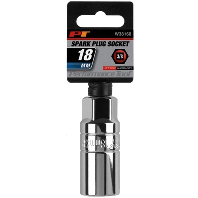PERFORMANCE TOOL - W38168 - 3/8" Dr. 18mm Spark Plug Socket pa2