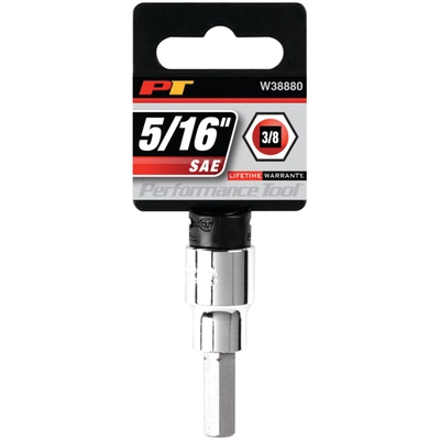 PERFORMANCE TOOL - W38880 - 3/8" Dr. 5/16" Hex Bit Socket pa2