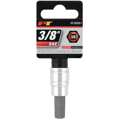 PERFORMANCE TOOL - W38881 - 3/8" Dr. 3/8" Hex Bit Socket pa2