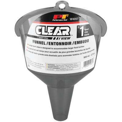 PERFORMANCE TOOL - W4057 - Clear View Easy-Fill Funnel pa2