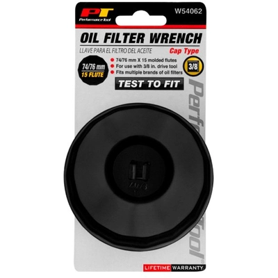 PERFORMANCE TOOL - W54062 - Filter Cap Wrench 74/76mm 15 Flute pa2