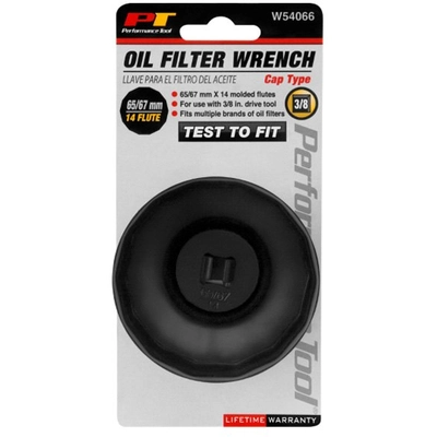 PERFORMANCE TOOL - W54066 - Filter Cap Wrench 65/67mm 14 Flute pa2